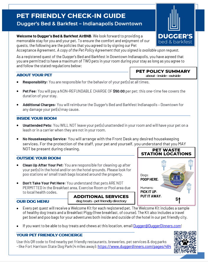 Standard Package Dugger Dinners